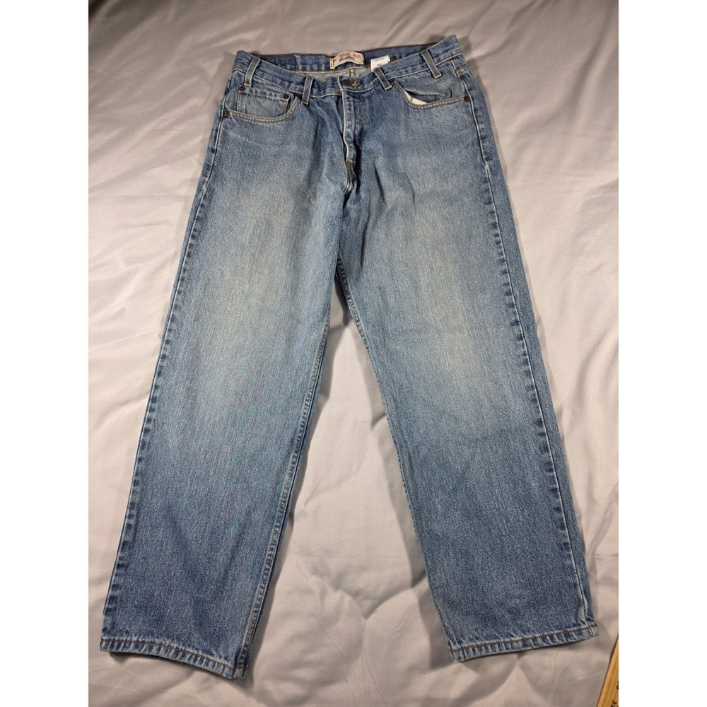 Levi Strauss Signature Jeans Men 36x30 (Fits 36x29) Loose Relaxed Baggy Y2K